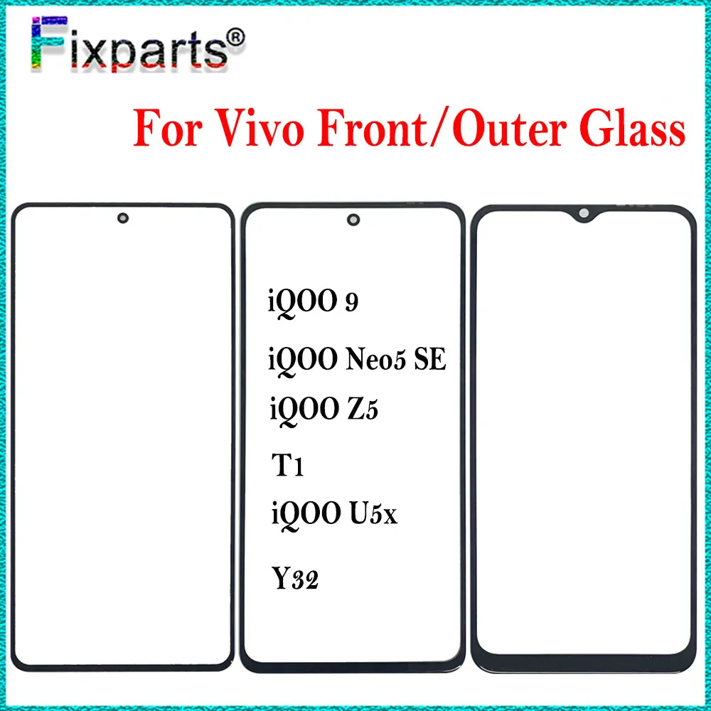 Tanie Testowany pełny przód szkło zewnętrzne dla Vivo iQOO 9 Neo5
