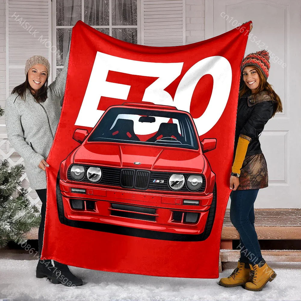 1PC Classic Racing Car Print Blanket Soft and Warm Suitable for Adults and Children Deluxe Gift Multiple Sizes Blankets for Beds 2