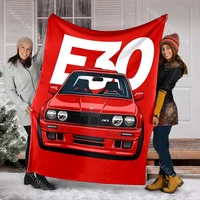 1PC Classic Racing Car Print Blanket Soft and Warm Suitable for Adults and Children Deluxe Gift Multiple Sizes Blankets for Beds 2