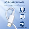 Cable USB pour iPhone 14 13 12 11 Pro Max Mini 6 7 8 Plus XS X XR SE