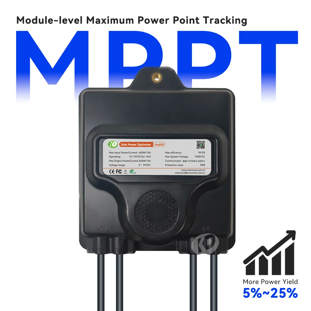 Il Livello Del Modulo Fotovoltaico Da 600Watt 60V Mppt Ottimizza Accuratamente Il Sistema Pv Optimizer Aumenta L'Efficienza Dell'Ottimizzatore Di Ener