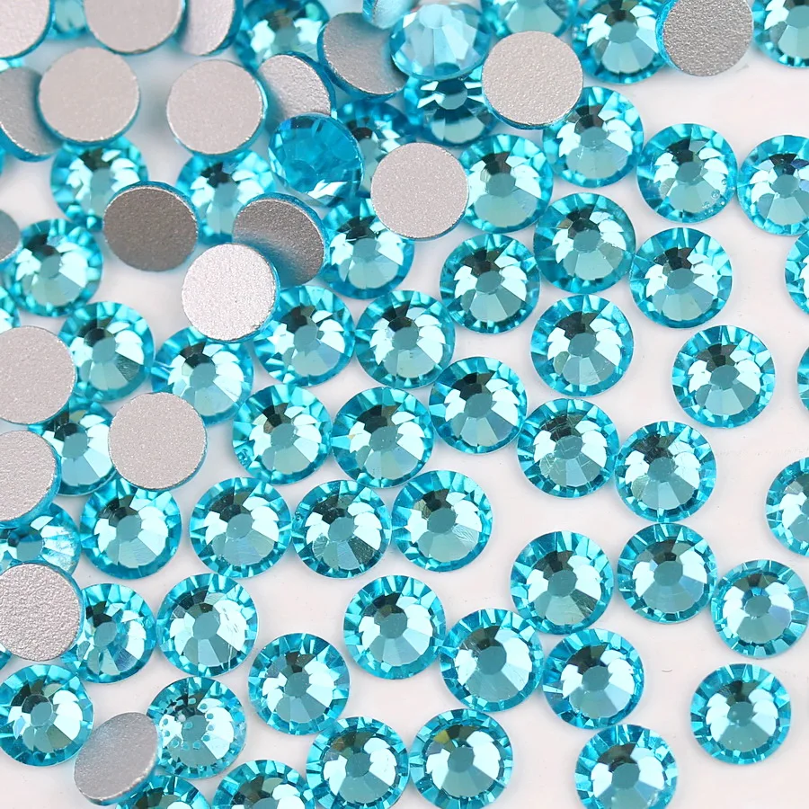 Elegant Assortment of Colorful Glass Crystal Flatback Rhinestones for DIY Nail Art and Crafts