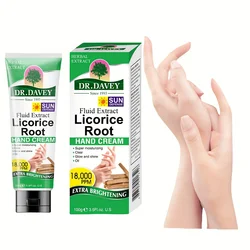 Licorice Moisturizing and Hydrating Hand Cream - Refreshing, Non - Greasy Formula for All - Season Hand Care (Licorice hand cream)