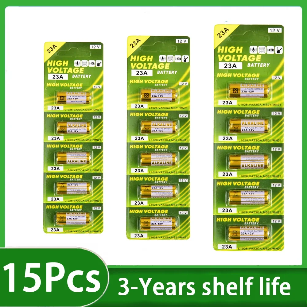 High-Power 12V Alkaline Battery Pack for Doorbell and Electric Toys