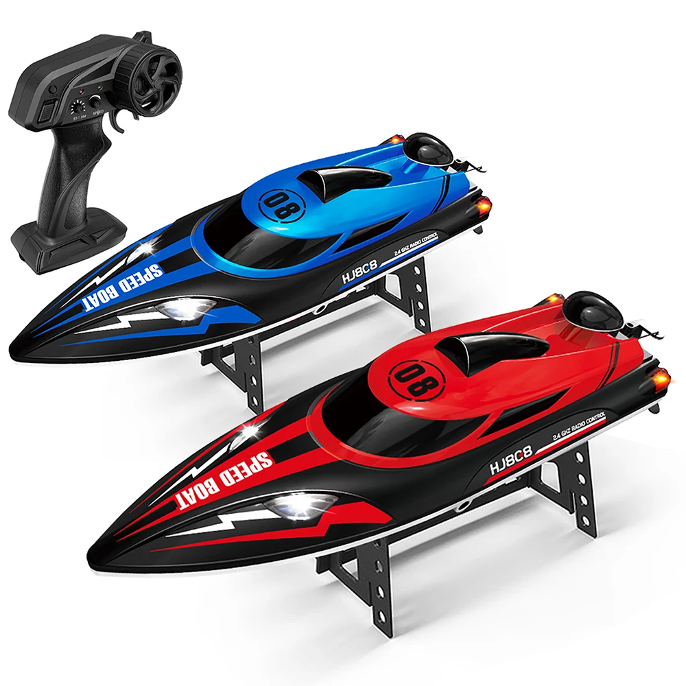 9IMOD HJ808 RC Boat 2.4G High-Speed Remote Control Boat 25Km/h for Adults and Kids