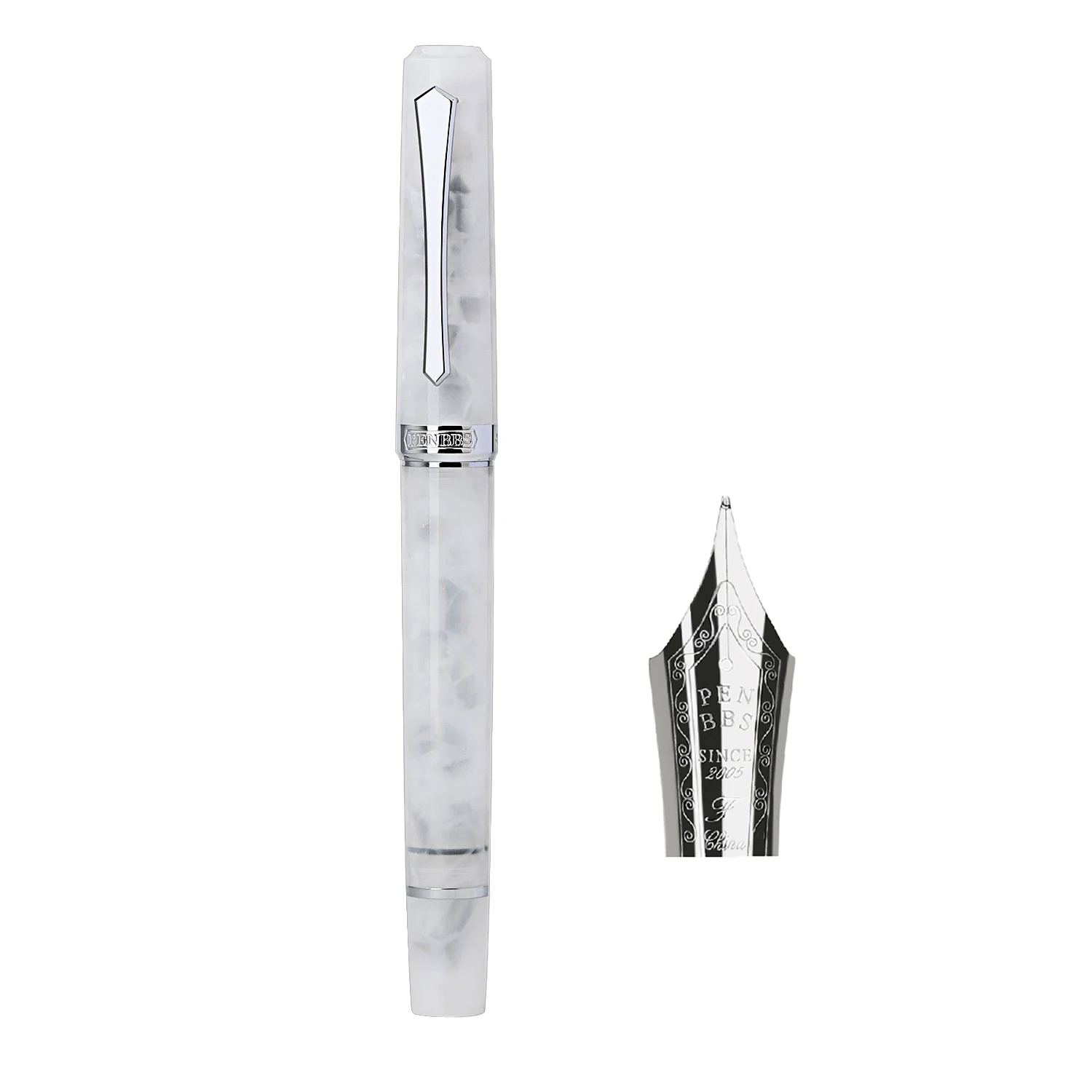 penbbs-–-stylo-a-plume-489-a-remplissage-tactile-pointe-fine-beau-stylo-d'ecriture-acrylique-neige-avec-boite-gfit-pour-bureau-d'affaires