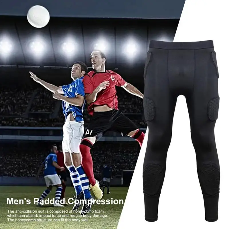 Damping Football Soccer Goalkeeper Training Pants Goalie Jerseys Kit  Clothing Knee Elbow Padded All-round Alveolate Protector