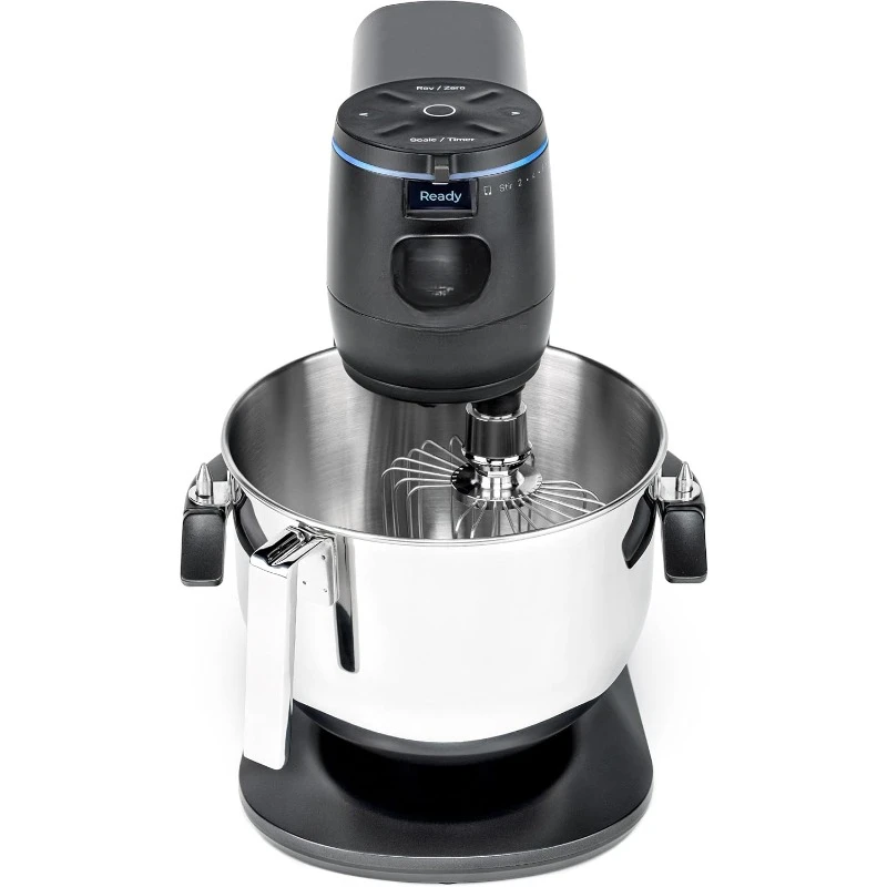 

Smart Stand Mixer, Built-In Smart Scale & Auto Sense Technology, 7qt Stainless Steel Bowl, 11 Speed, Includes Dough Hook
