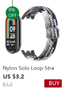 Nylon-Schlaufenarmband für Xiaomi Mi Band 10 9 8 Armband Armband Smartwatch Sport Pulsera Armband Correa Miband 10 9 NFC-Armband – Detail 12