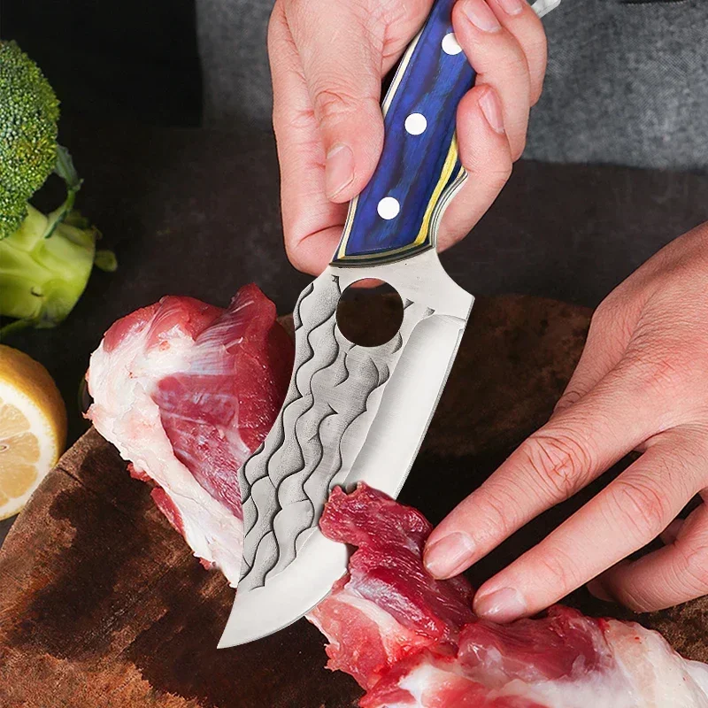 Stainless Steel Handmade forged Knife for Kitchen Cooking Household Fruit Vegetables Meat Cleaver Butcher Utility kitchen knife