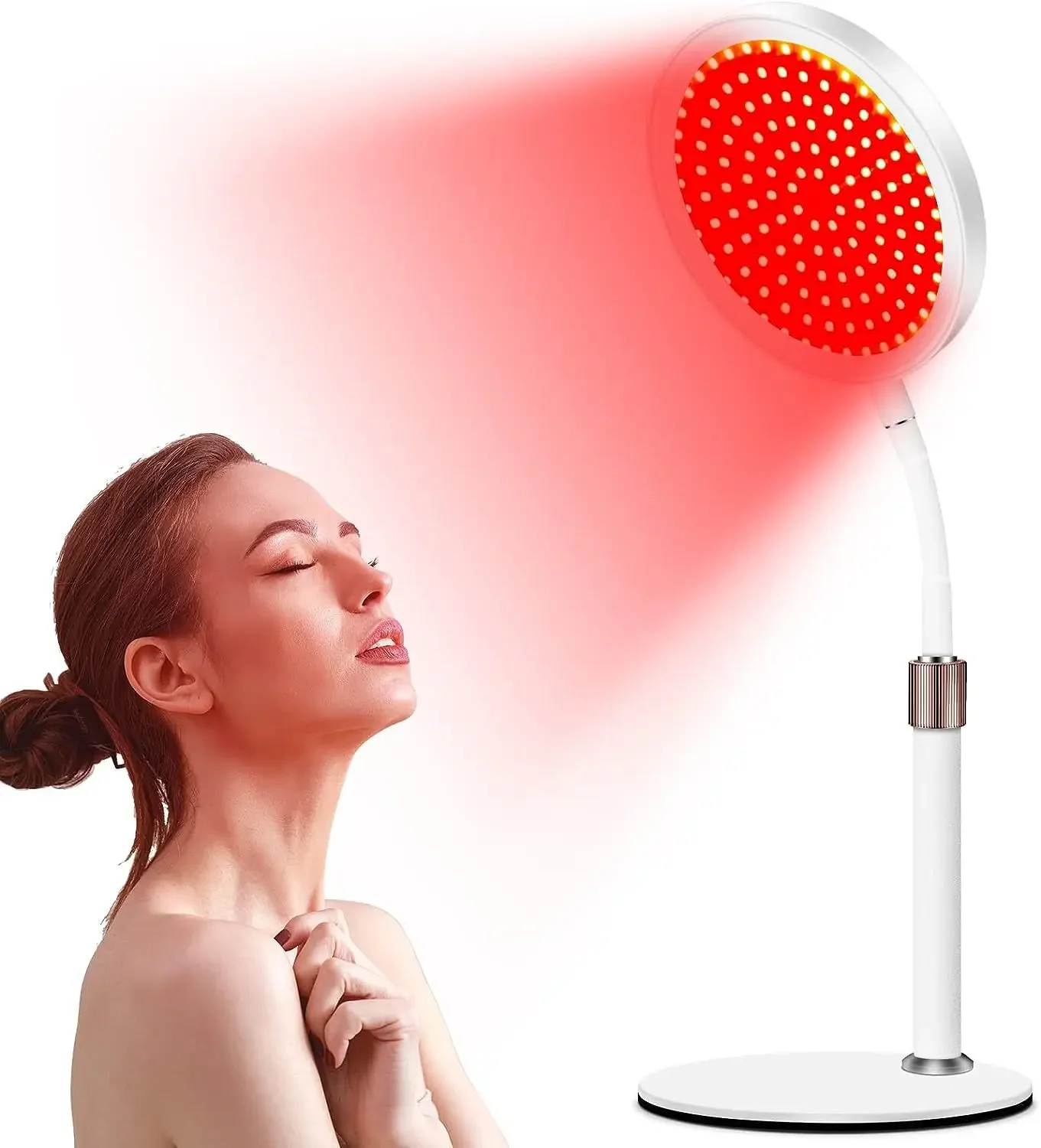 Telescopic Therapy Device with Wire Control and Far-Infrared Therapy Lamp, Whitening, Softening, Firming, Wrinkle, Skincare