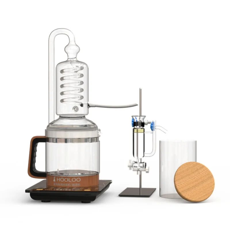 2.4L Water Distiller Distillation Kit Home Fragrance Distillation Device Hydrosol & Essential Oil Distiller Equipment