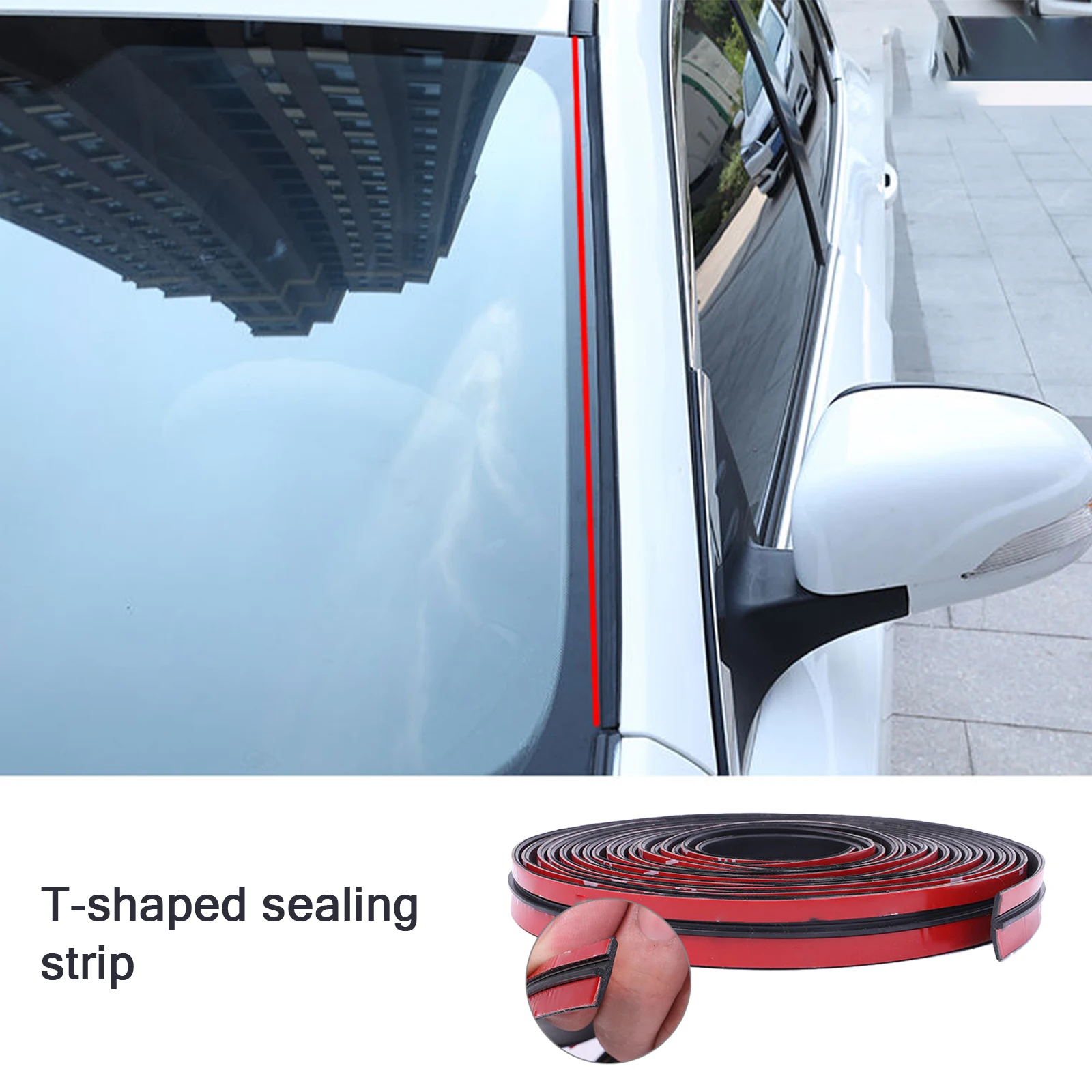 

2 Meter Rubber Car Seals Edge Sealing Strips Auto Roof Windshield Auto Rubber Sealant Protector Seal Strip Window Seals For Car
