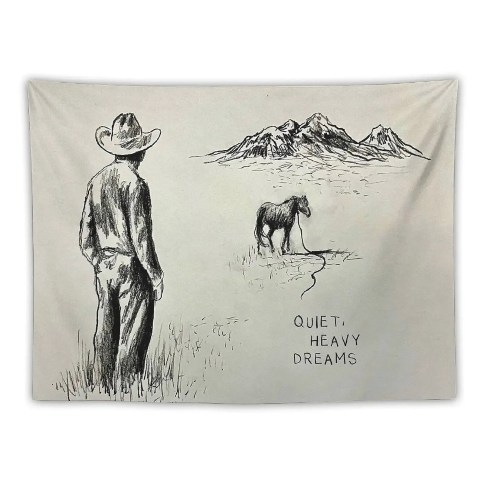

Quiet heavy dreams Tapestry Outdoor Decoration Wallpapers Home Decor Room Aesthetic House Decorations Tapestry