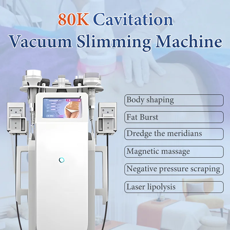 

13 in 1 80K Cavitation Ultrasonic Vacuum RF Machine Body Sculpting Fat Burning Lymph Drainage Skin Tightening Beauty Equipment