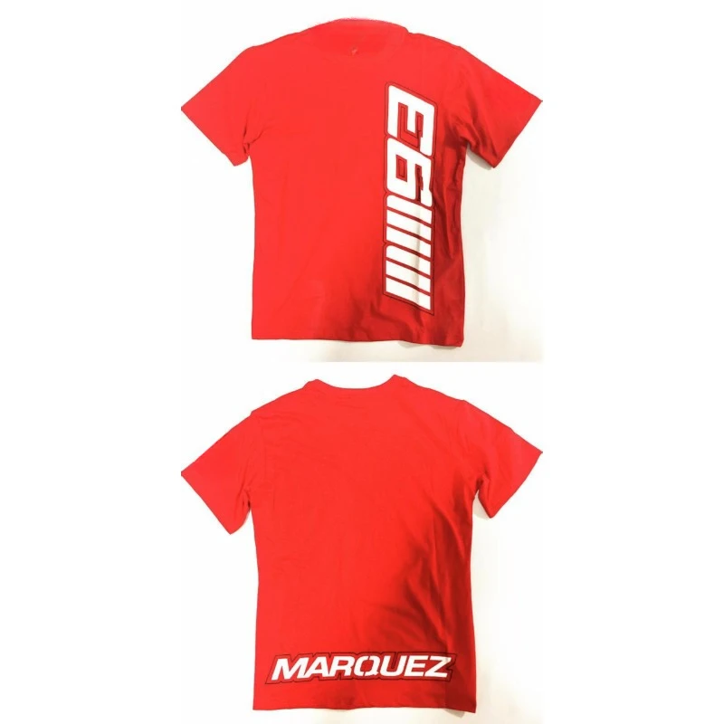 MOTO GP MM93 Motorcycle Ride T-shirt Pure cotton white No. 93 Marquez casual short sleeve Racing T-shirt