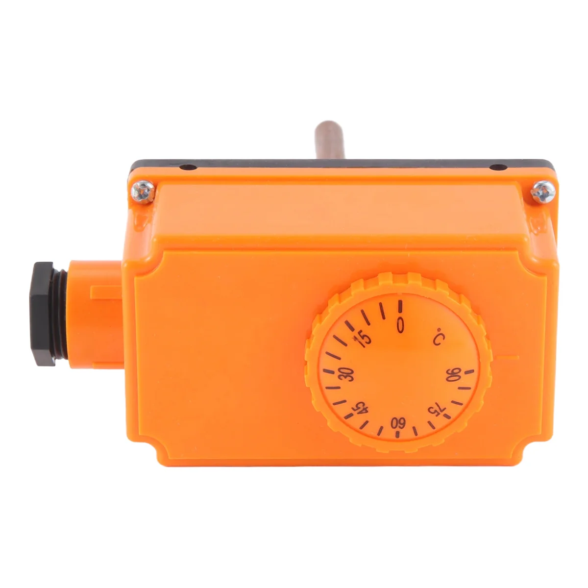 G1/2 Male Thread Hot Water Pipe Thermostat Temperature Controller 90 Celsius High Temperature Start Heating System Parts DY