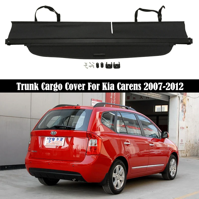 

Trunk Cargo Cover For Kia Carens 2007-2012 Security Shield Rear Luggage Curtain Retractable Partition Privacy Car Accessories