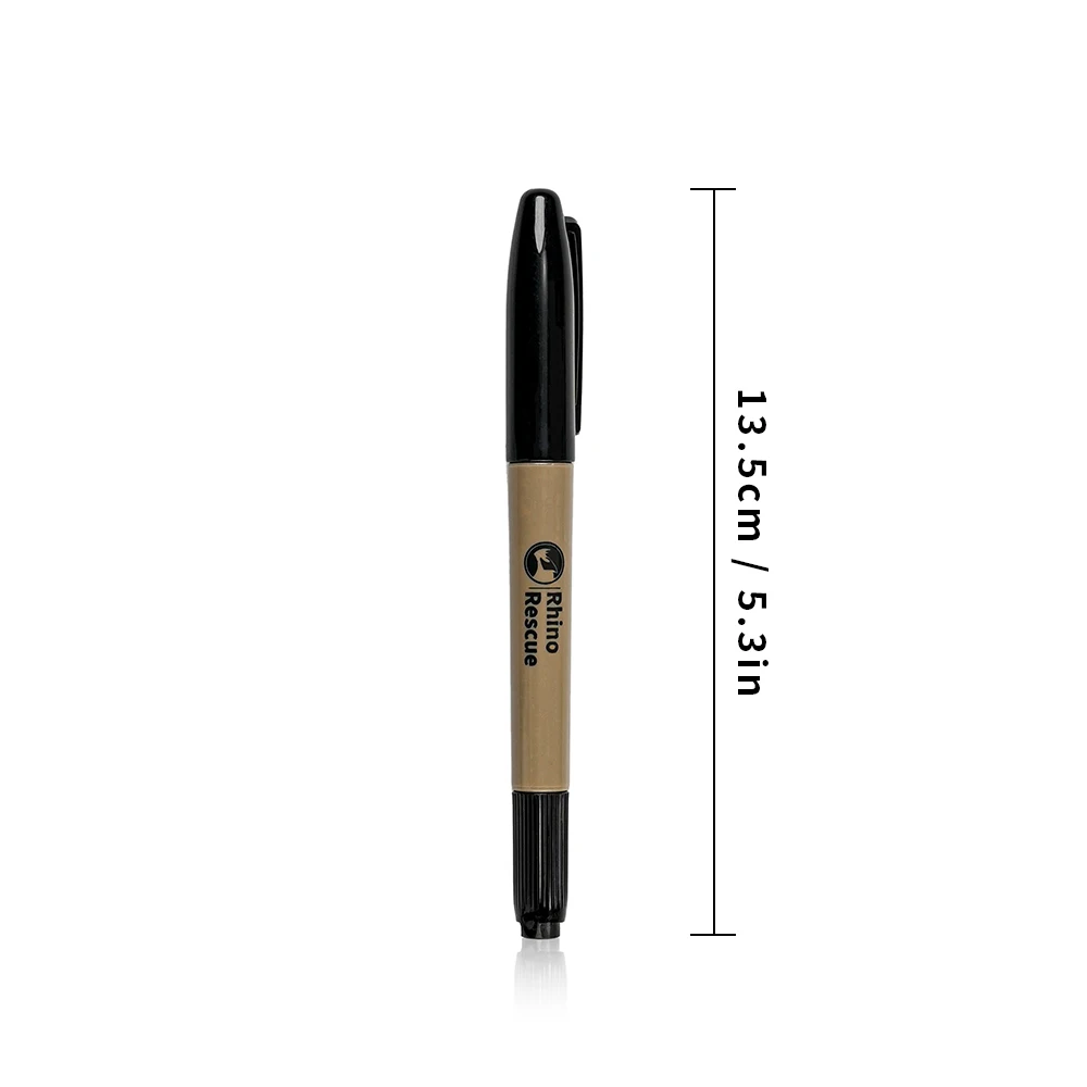 RHINO RESCUE Double Tip Marker Pen Fine and Broad Tip Twin Tip Pens For Outdoor Camping Home Signing and Marking (Pack of 10) 2
