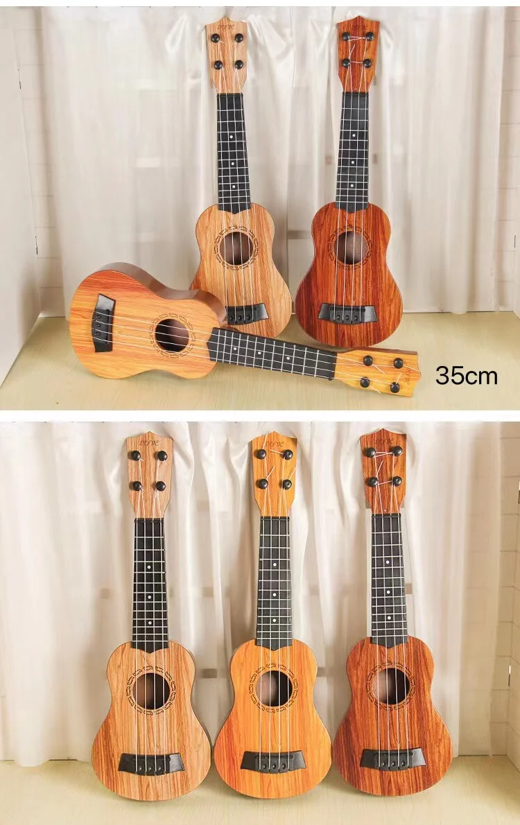 35cm Classical 4 Strings Kid Guitar For Beginners With Pick