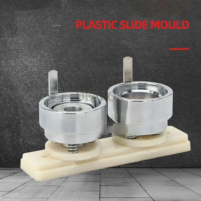 25-75MM Badge Button Maker Mold for Button Pin Badge Press Maker Machine Punching Mould DIY Making Dies Slide Rail Molds