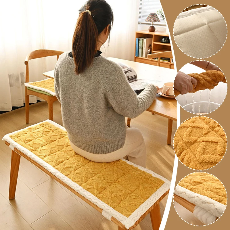 Plush Bench Seat Cushion 2