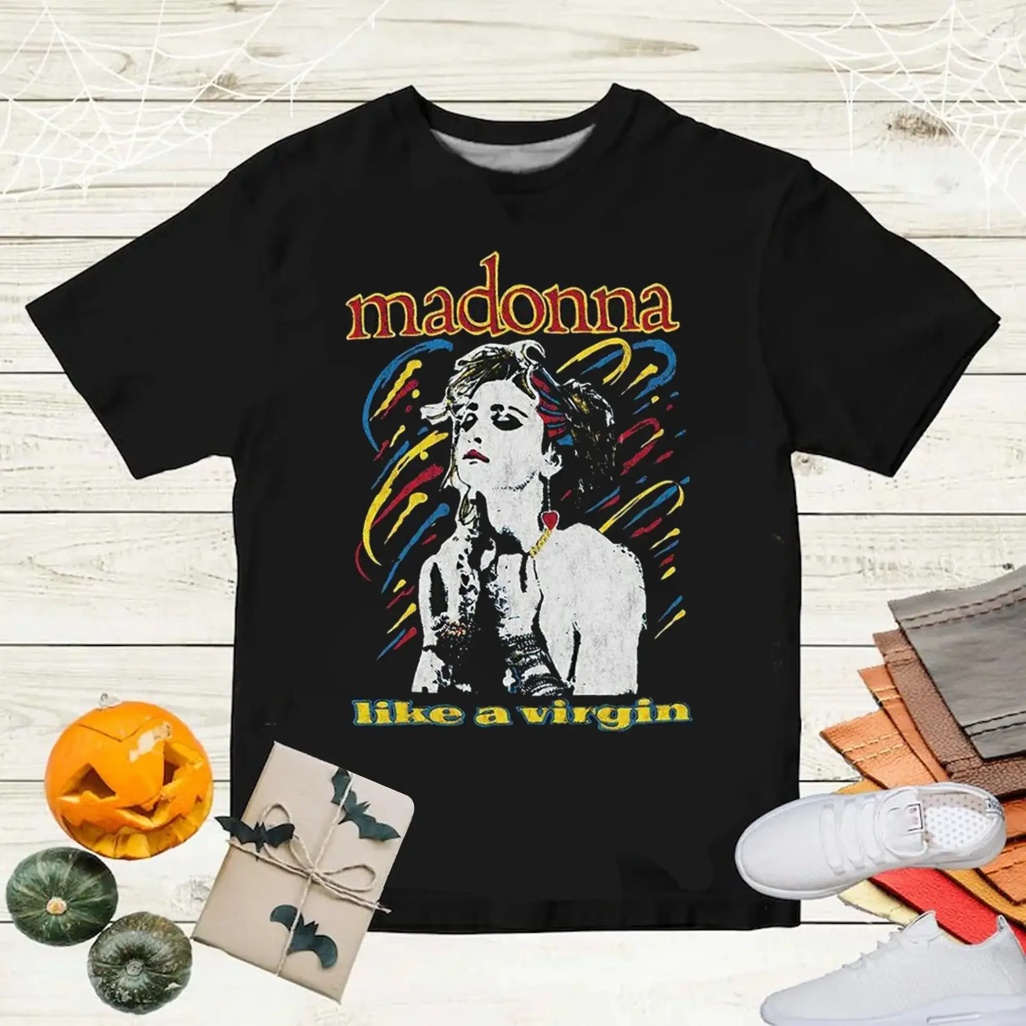Madonna Like A Virgin T-Shirt, Madonna Shirt Fan Gifts, Madonna Celebration Tour 2023 Shirt