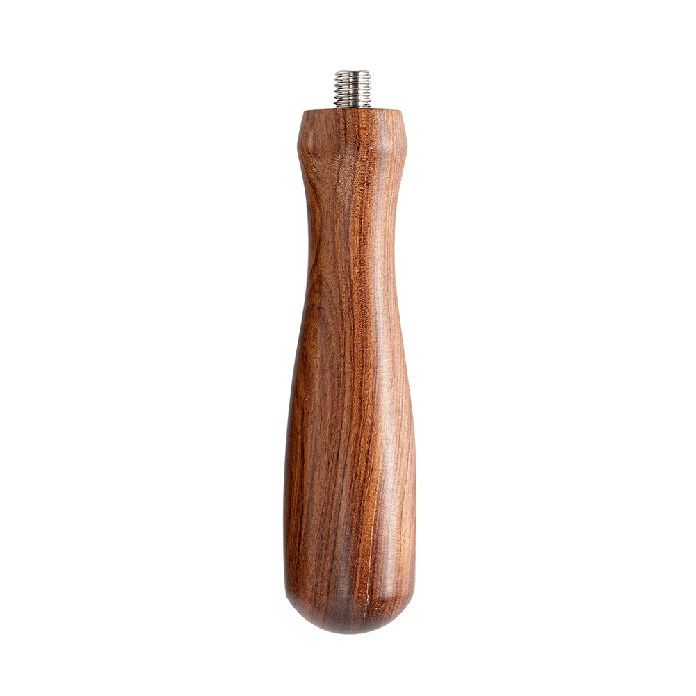 Portafilter Handle Parts Accessories Fittings Kitchen M10 Thread Replacement Solid Walnut Wood Wooden Handle 1pc