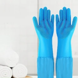 Enhanced Silicone Pet Grooming and Bathing Glove (Blue)