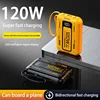 Mini 50000mAh PD20W Super Fast Charging Power Bank Large Capacity Comes with Detachable Two-wire Power Bank for IPhone Samsung 1