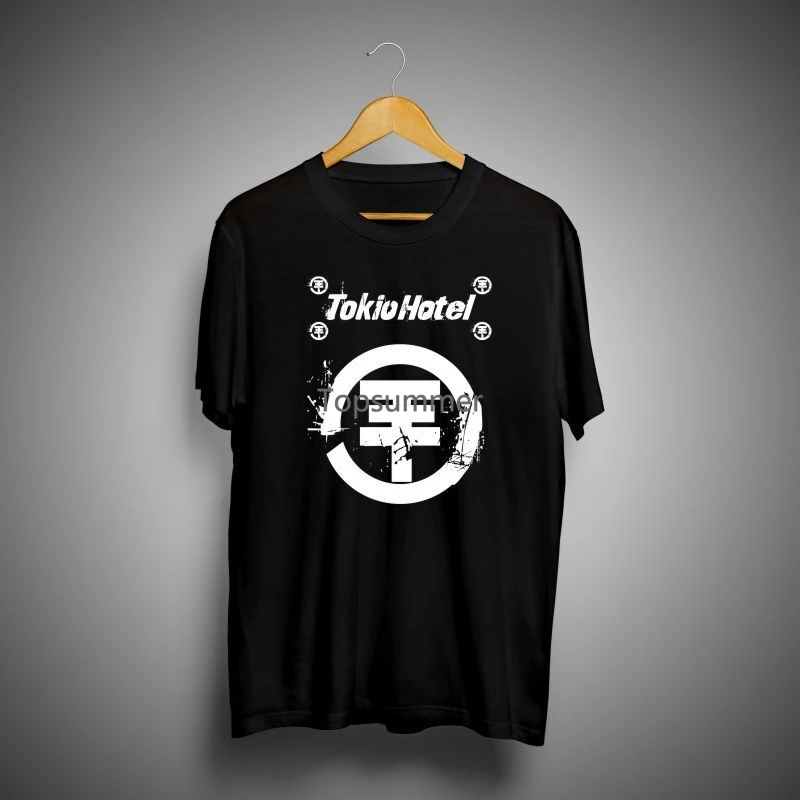 

Retro Tokio Hotel Band For Fans Heavy Cotton Black S-5Xl Unisex Shirt A174