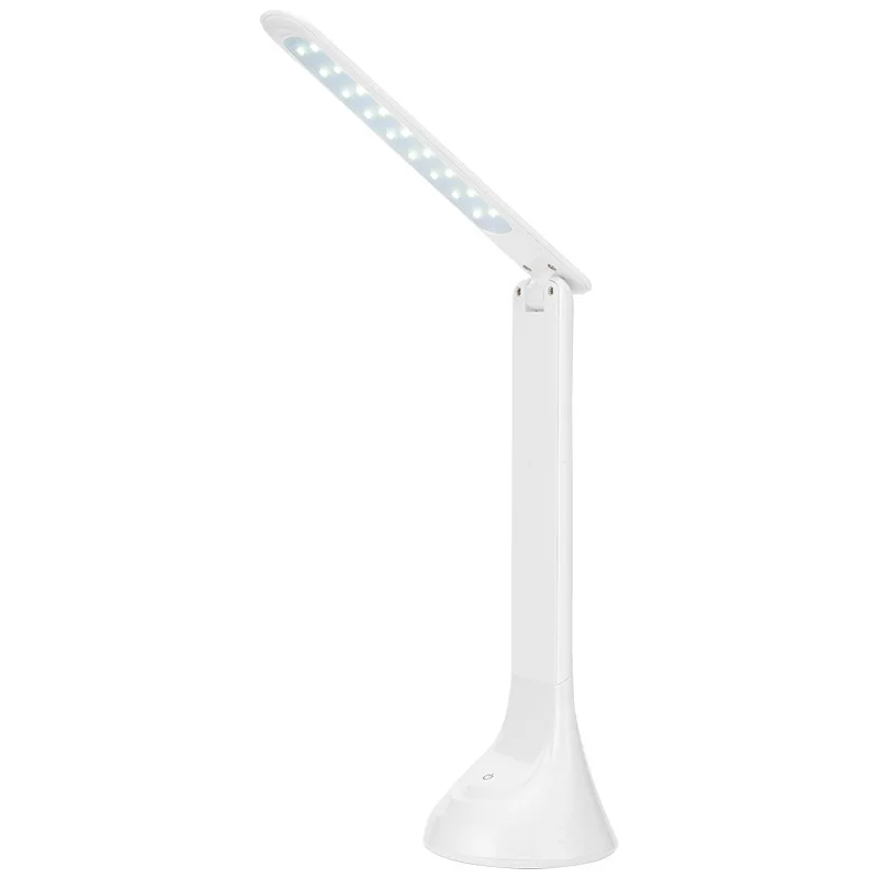 간단한 편리한 LED 책 선물 조명, 저주파 플래시, USB 충전, 접이식 터치, 눈 보호 테이블 조명, 5V