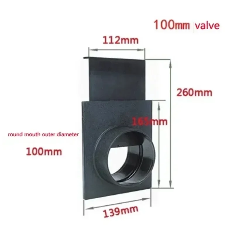 Collector Dust Hose Switch Valve for Dust Collector Woodworking Shop Slide Gate Woodworking Vacuum Cleaner Valve Elbow3way