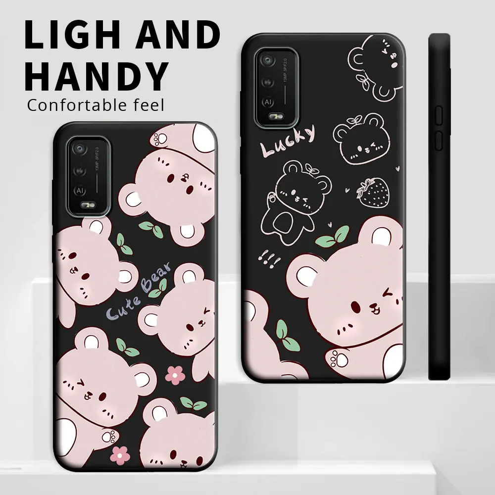 Shockproof Silicone Soft TPU Phone Case with Fashionable Cartoon Design - Lovely Back Cover