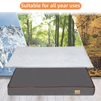 Dog Pet Bed  Large Padded Orthopedic Dog Bed Foam Cushion Pets Pillow Bed with Washable Cover 5