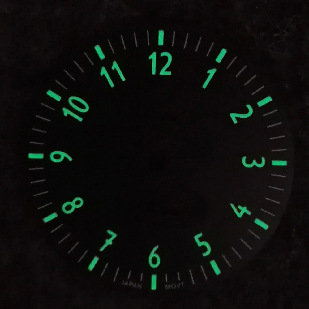 Watch Dial Accessories Watch Face Accessories 28.5MM Watch Dial Single Calendar No Calendar for NH35/NH36/4R/7S Movement