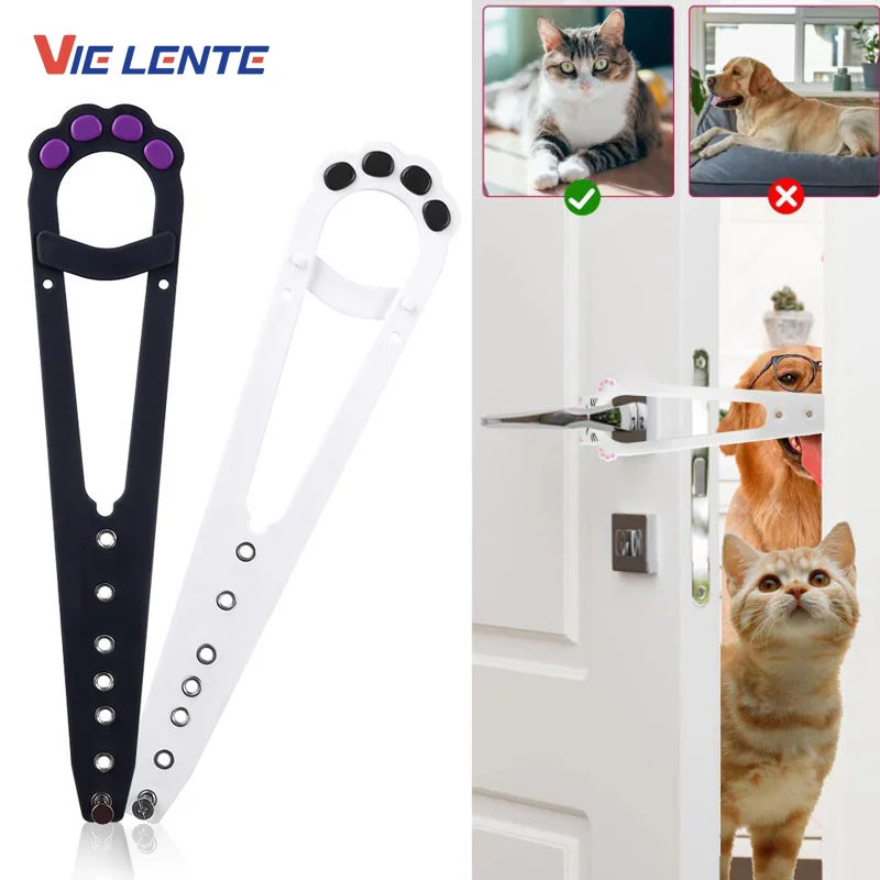 Dog Door Stopper Elastic Gate Lock Flex Latch Strap Cat Door