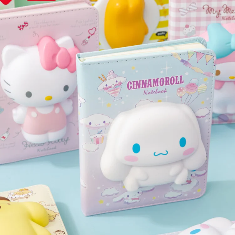 

Kawaii симпатичная удобная книга Sanrio Mymelody Kuromi Hellokitty Note Book мультяшный блокнот канцелярские принадлежности для студентов
