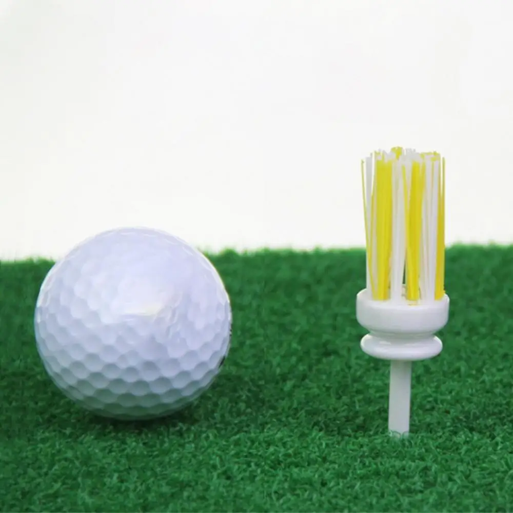 Unbreakable Brush Golf Tees – Low Friction Plastic Tee