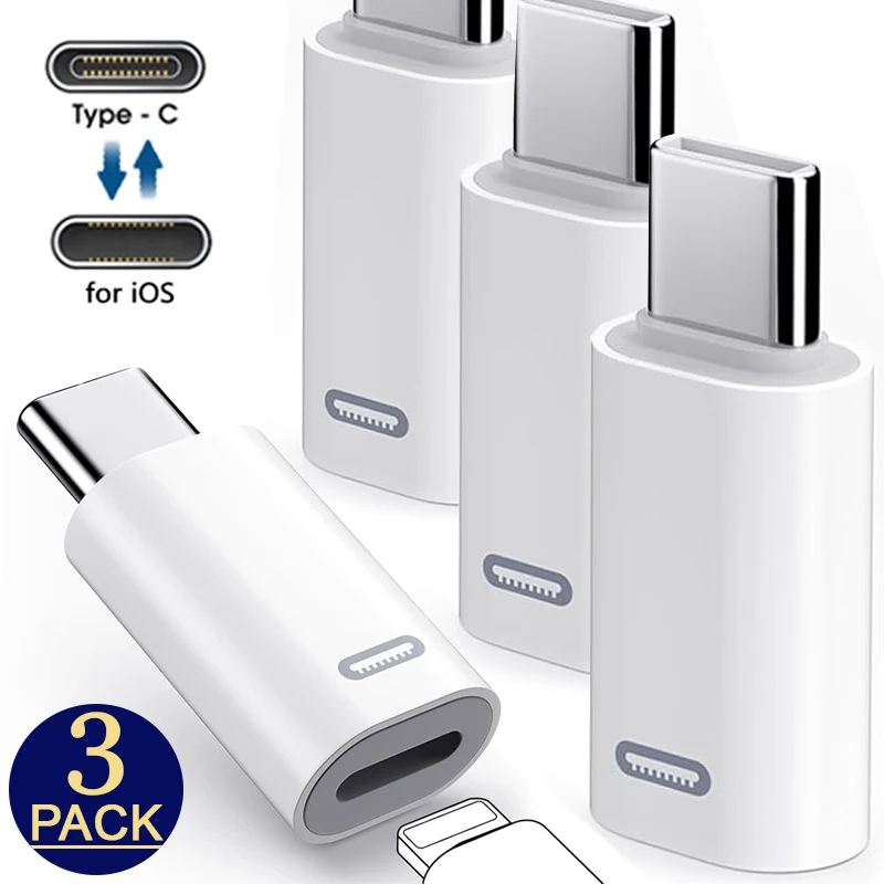 IOS Female To USB C Male Cellphone Adapter PD27W 480Mbps High-speed Fast Charging Data Transfer Converters for IPhone 15 Pro