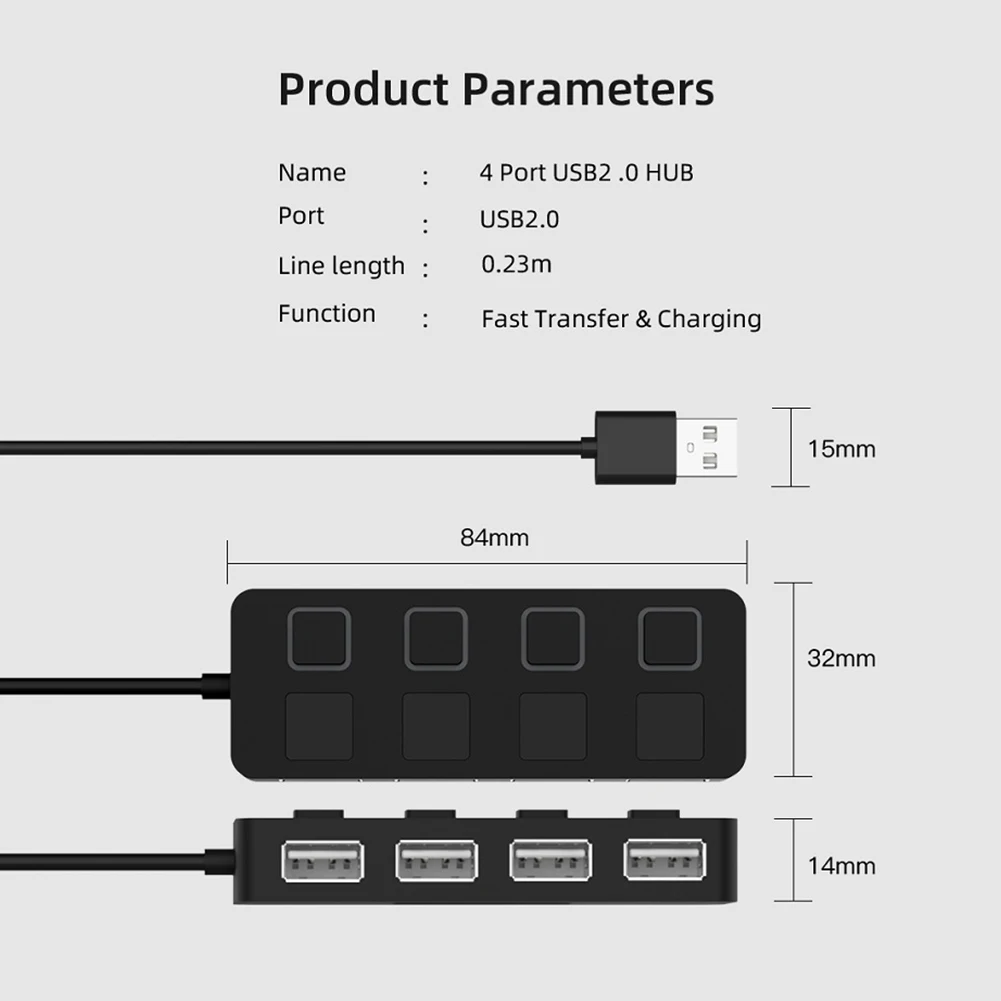 Ʈ PC Ƽ USB й, ǻ , USB Ȯ ϵ ũ, USB 2.0 , 4 Ʈ Ȯ  