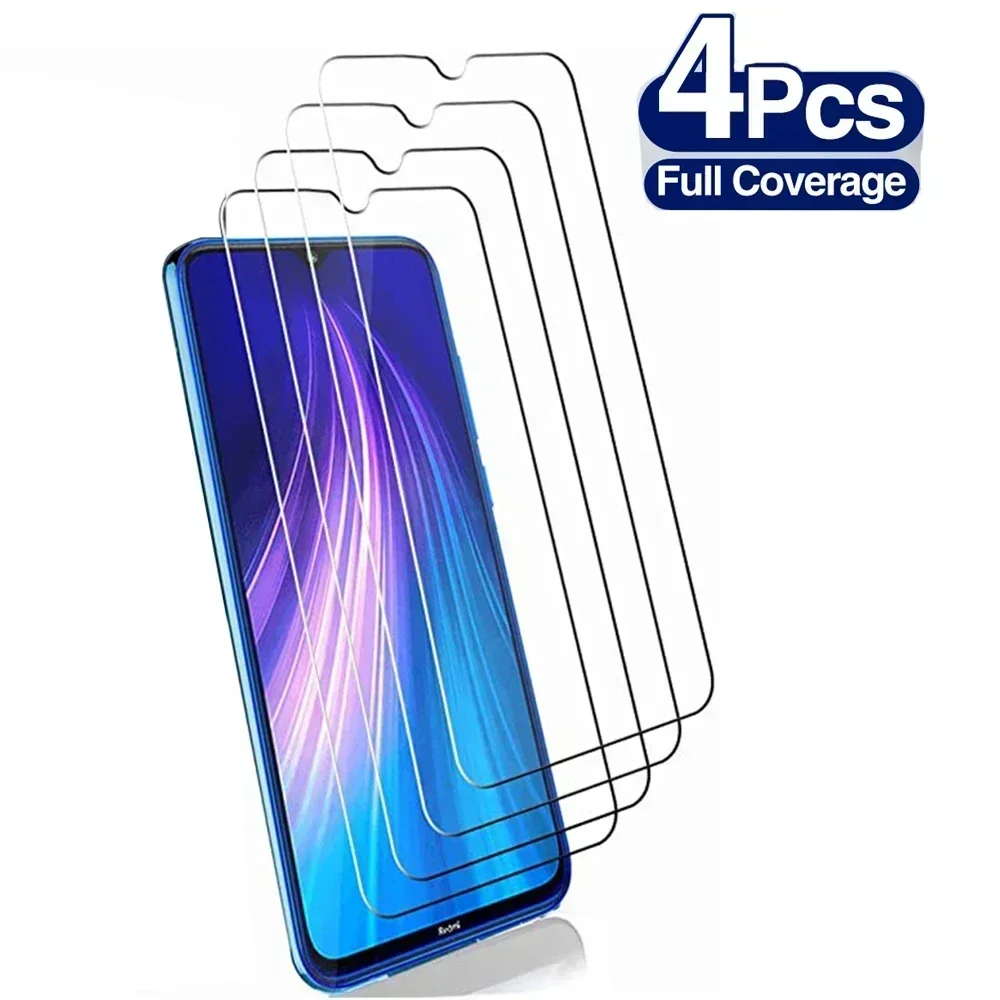 4 Pezzi Protector De Pantalla De Cristal Templado Para Xiaomi Redmi Note 10, 5G, 8, 7, 9S, 9 Pro Max, 8, 8A, 9, 4 Uds.