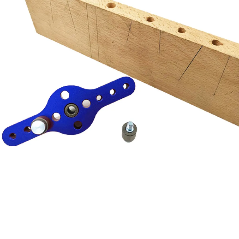 

Sturdy Aluminum Alloy Vertical Pocket Hole Jig for Woodworking 6/8/10mm Drilling Locator Drill Guide Tool Kit Set