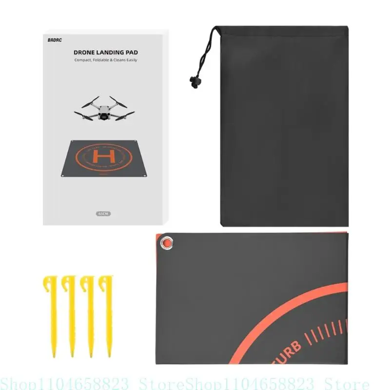 Landing Pad 65cm PU Apron for MINI 3PRO 3/Air2S/AVATA Folding Landing Pad Apron UAV Accessories 65x65CM