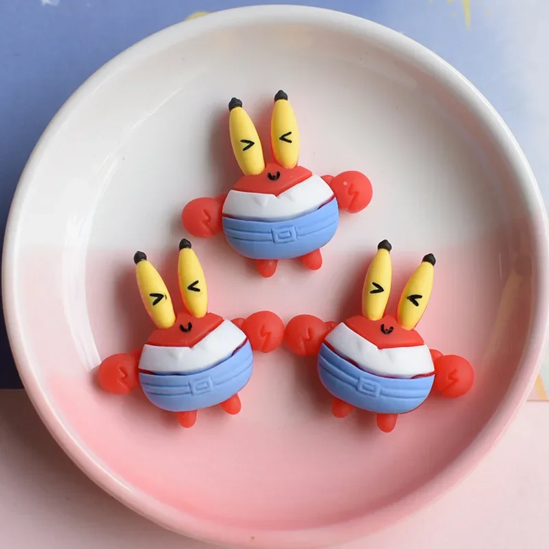 10pcs Cute Anime Decorative Accessories, Crab，Octopus, Snail, Sandals, Slipper Charms, Fashion Shoe Accessories, Shoe Flowers - 5