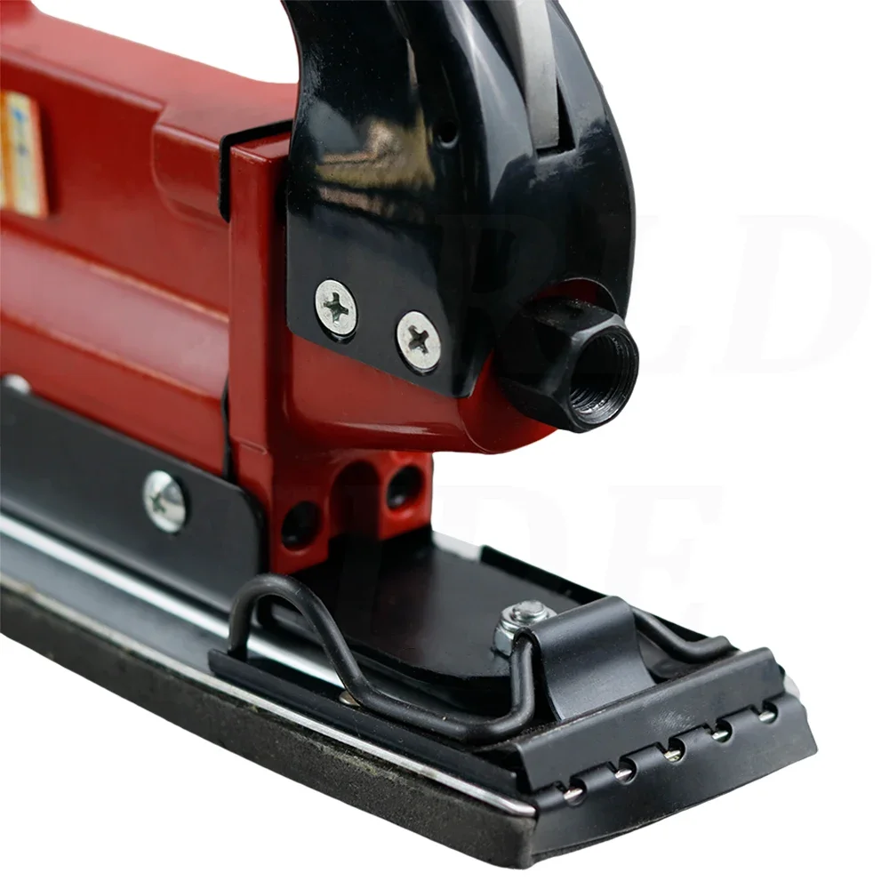 395x67mm Pneumatic Straight Line Air Sander Twin Piston Longboard Polisher Metal Wood Floor ing Machine 3000 RPM
