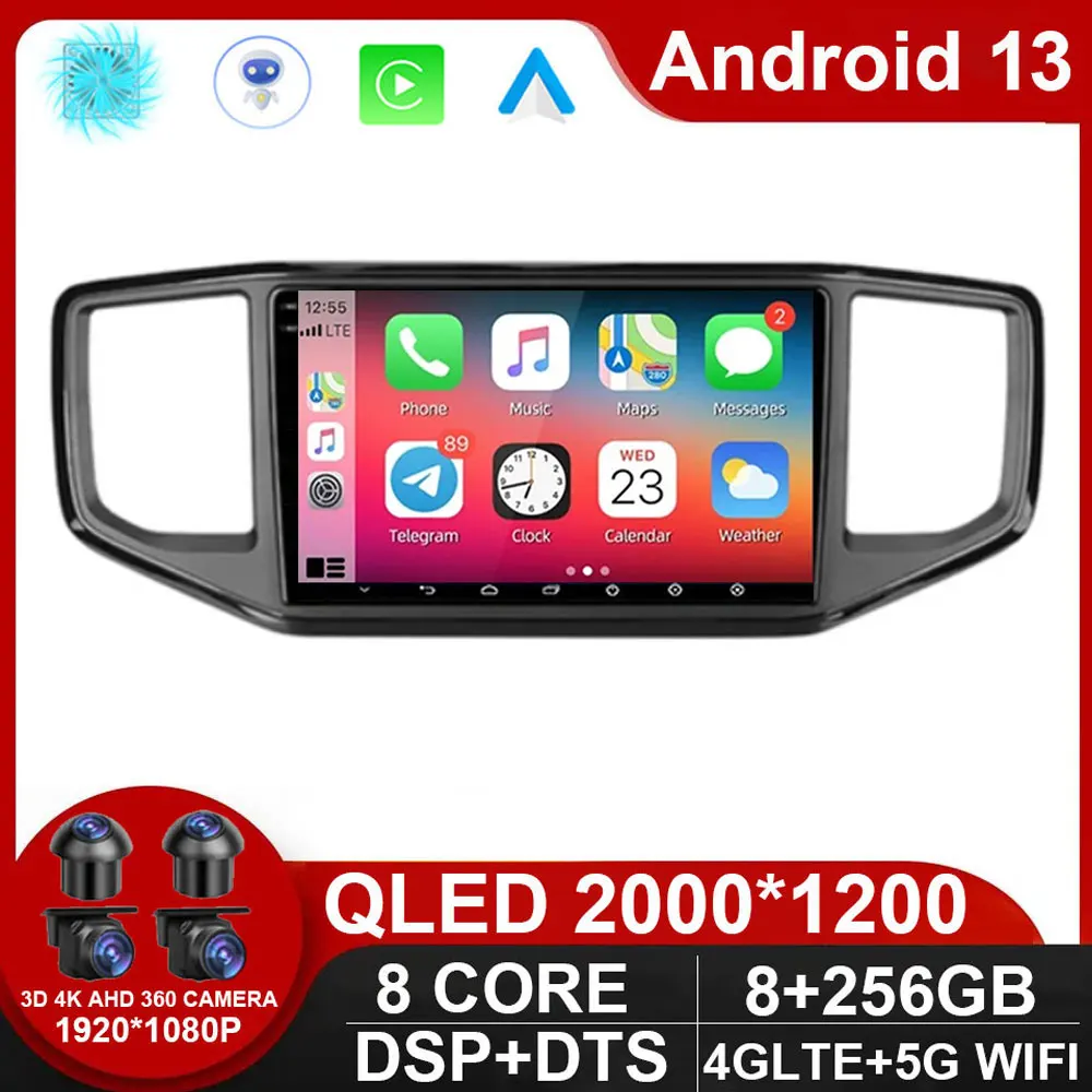 

Android 13 For Volkswagen VW Amarok 1 2016 2017 2018 2019 2020 Multimedia Head Unit Car Player GPS Auto Radio Navigation DVD BT