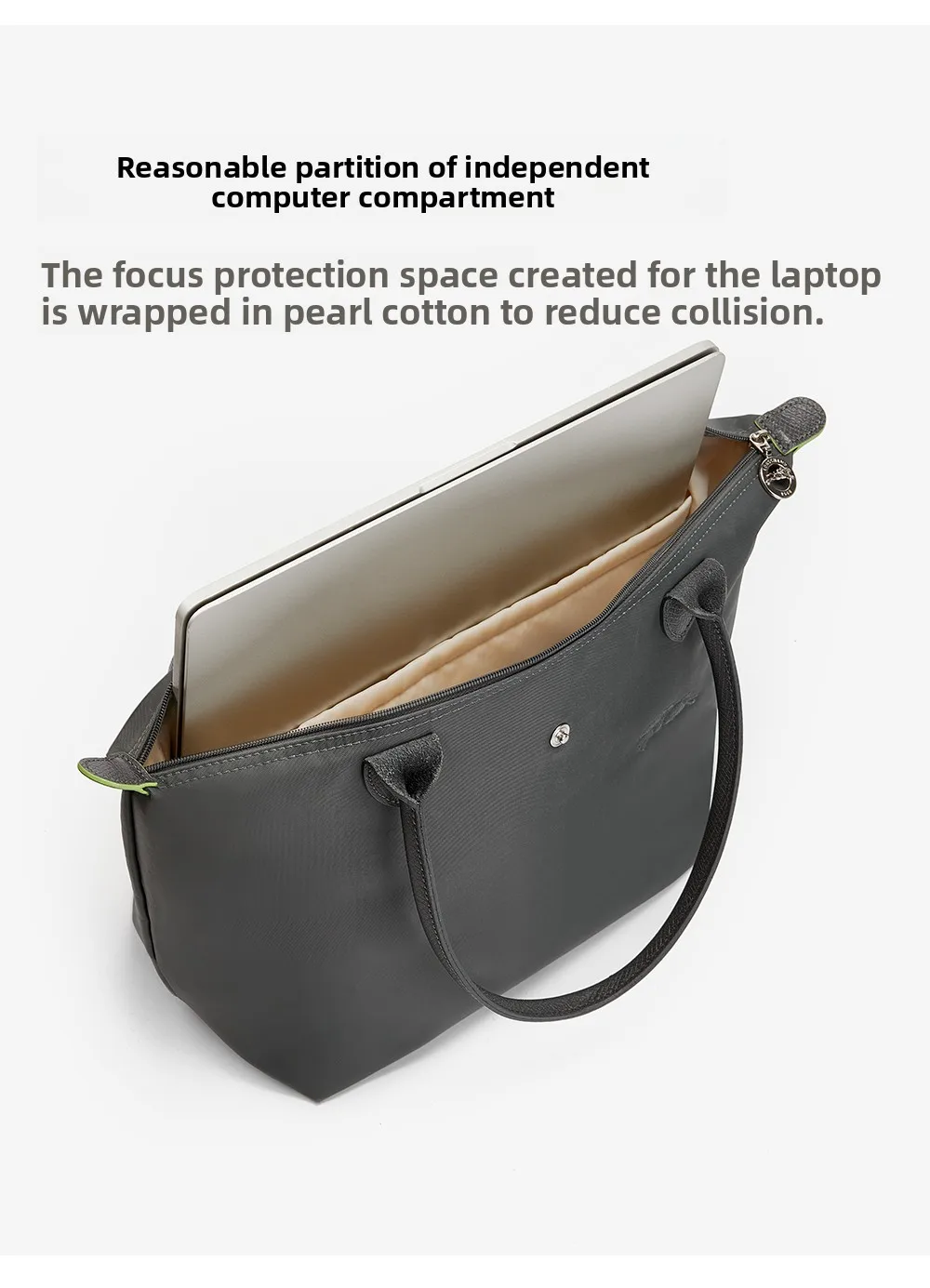 Bag organizer insert For longchamp M durable lightweight DuPont paper waterproof storage bag support bag accessories
