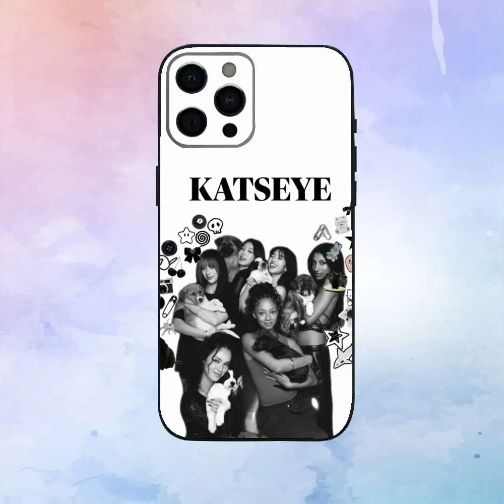 Korea K-Katseyes Shockproof Silicone Phone Case - Stylish and Durable Cover
