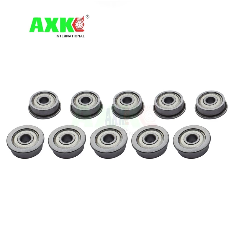 Ball Bearings F695ZZ Flanged Bearing 5*13*4mm 10pcs/1 lot F693ZZ F694ZZ F695ZZ F696ZZ F697ZZ F698ZZ F699ZZ